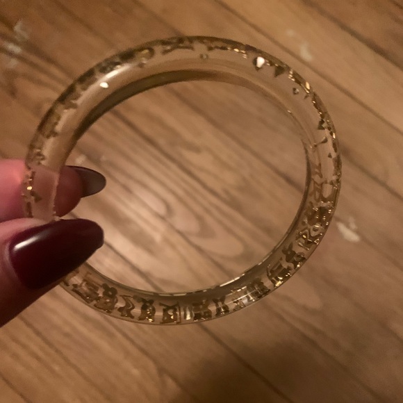 LOUIS VUITTON Inclusion Bracelet Clear NEW - Picture 2 of 2